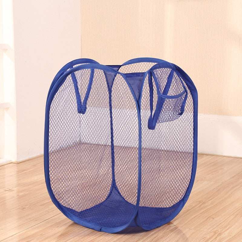 Folding Laundry Basket Organizer for Dirty Clothes Bathroom Clothes Frame