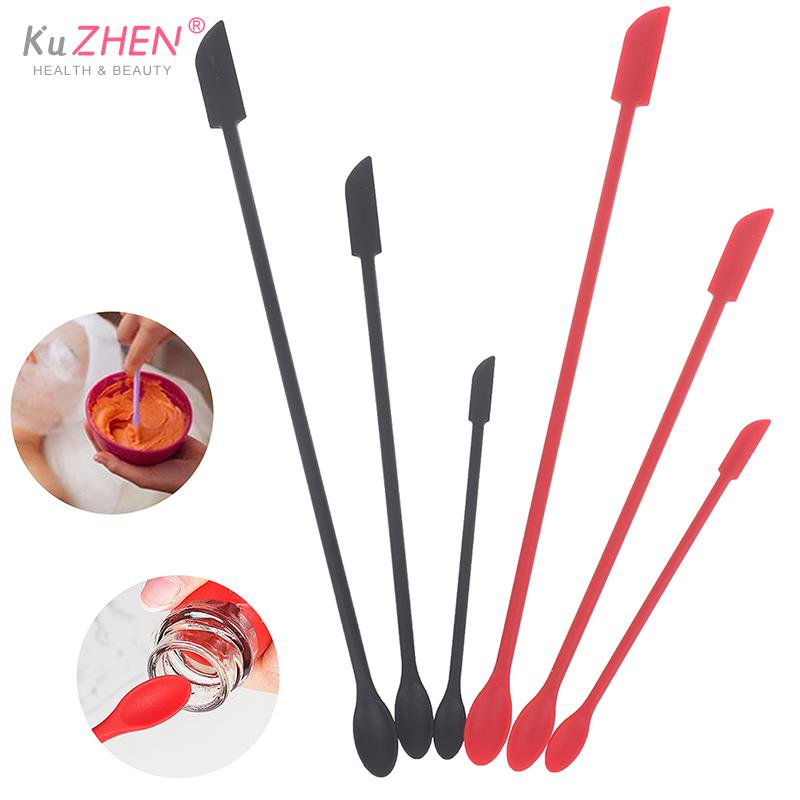 3Pcs/set S Silicone Spatula Scraper Reusable Beauty Kitchen Safe